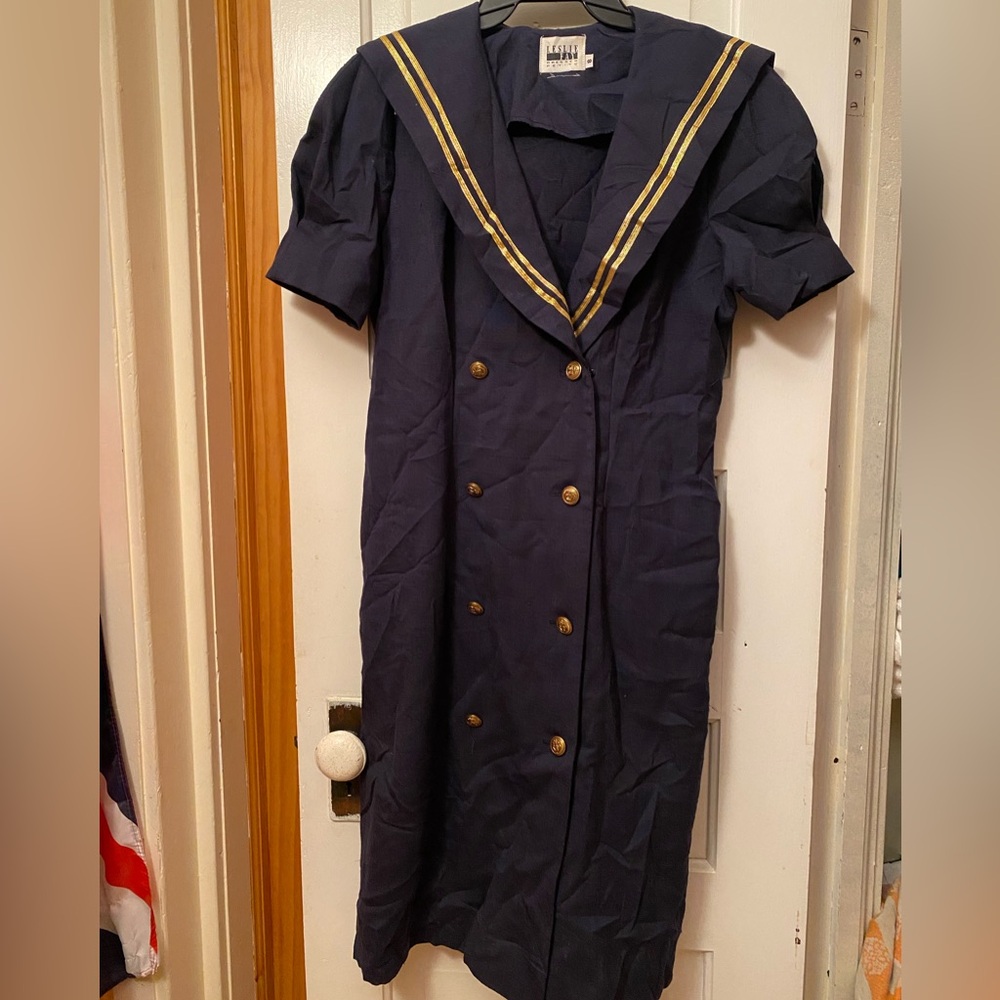 Leslie Fay Vintage Sailor Dress